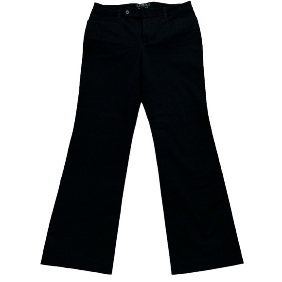 Lauren Ralph Lauren Adelle Chino Pants,Trousers,Pockets Flat Front Stretchy - Picture 1 of 9